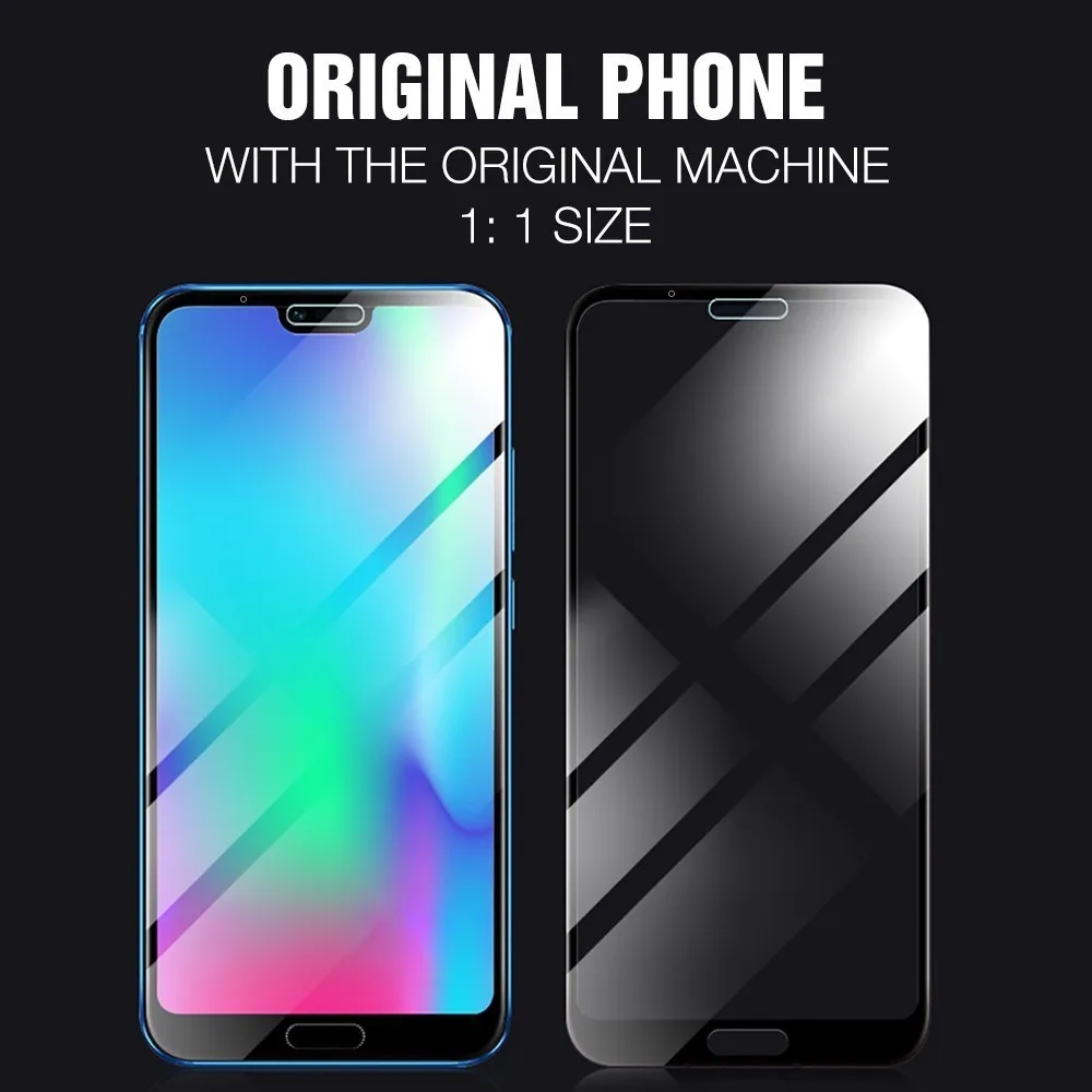 Защитное стекло 35D для Honor 10 20 10i 8X 8C 9X 8S A Lite Pro закаленное защиты экрана Huawei P20 P30