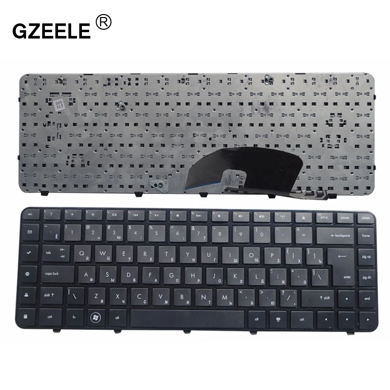 

GZEELE Russian laptop Keyboard for HP DV6-3000 DV6Z-3000 3134 3110TX 3110 DV6-3029TX 3028 3049 3013 RU layout black with frame