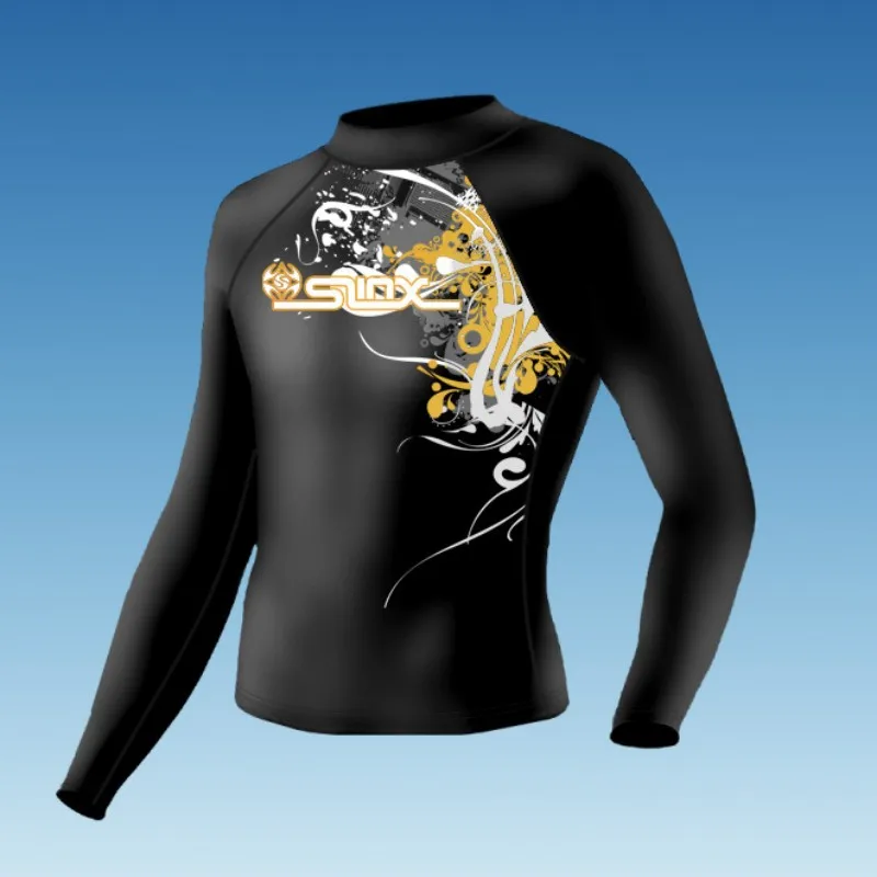 Новая мужская куртка из лайкры с длинным рукавом|wetsuit top|dive swimweartop wetsuit |