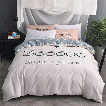 

yeeKin 100% Cotton Bedding Sets 3/4pcs High Quality Quilt/Duvet Cover Printed Watermelon Ice Cream Unicorn Donuts Pattern Bed