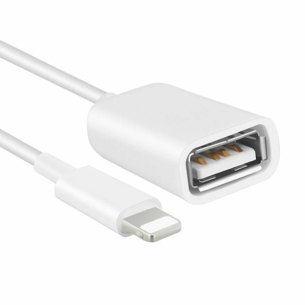 USB OTG كابل محول نقل البيانات موصل محول شاحن ل أبل فون X 5 6 7 8 زائد باد ل وحي كاميرا IOS 12