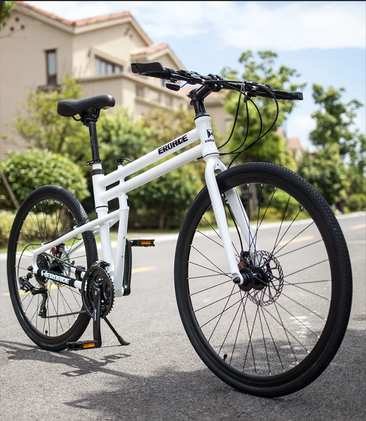 Excellent New Brand Folding Bike Aluminum Alloy Frame 26 inch Wheel 24/27 Speed Dual Disc Brake Road Bicycle Bicicleta 49