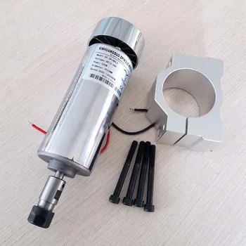 

500W DC spindle motor + BRACKET ER11 collet 52mm diameter 12-48V CNC Carving Milling Air cold Spindle Motor For Engraving