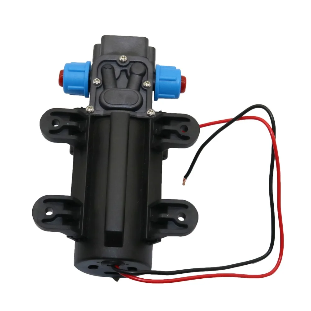 DC12V 60W 5L/min Electric Water Pump 18mm 1/2" Thread Self-Priming Booster Pump Garden Irrigation Car Washing Diaphragm Pump