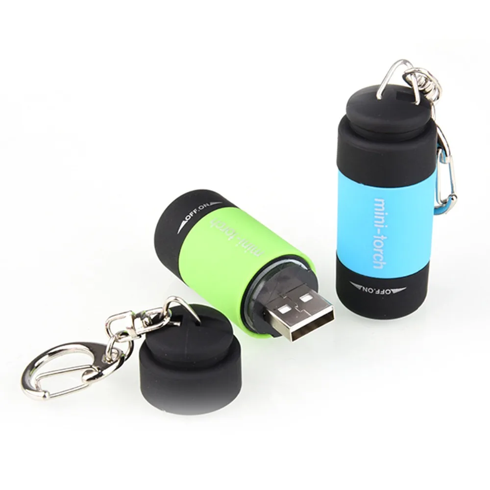 Карманный мини-факел портативный мини-Светодиодный фонарик USB лампа карманный, перезаряжаемый свет фонарик Делюкс ABS корпус водостойкий USB