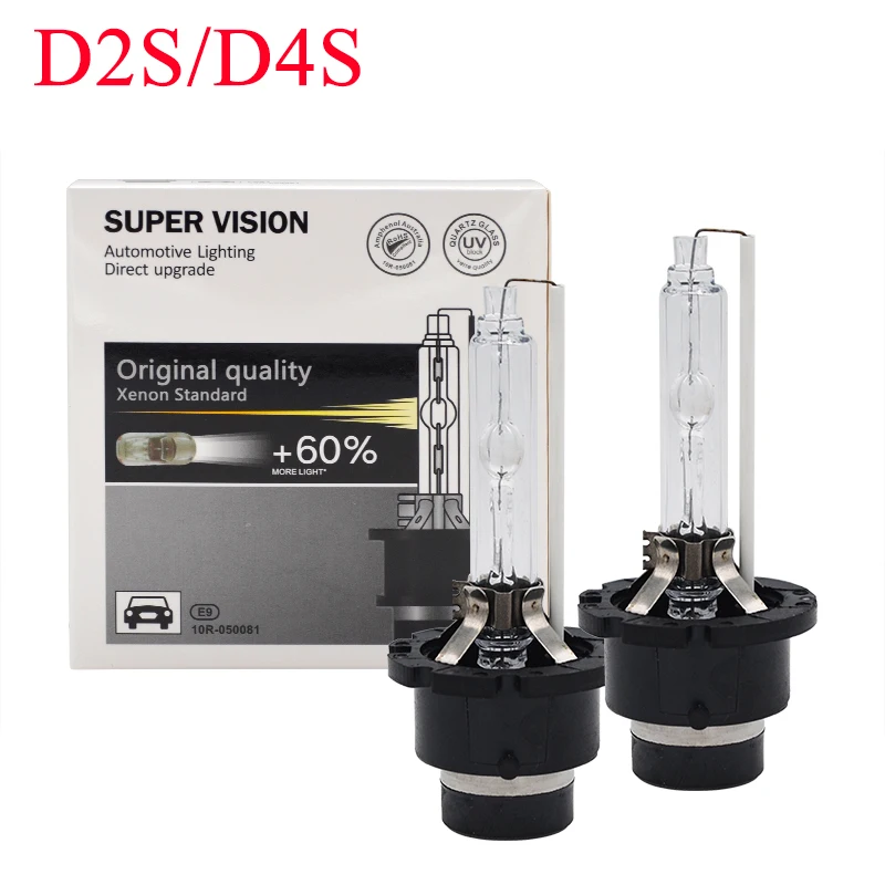 AC 55W Xenon D2S HID Bulb 4300K D4S 6000K D2R 5000K D4R 8000K Auto Car Headlight Bulb 35W 55W D2S D4S Xenon HID Replacement Bulb (7)