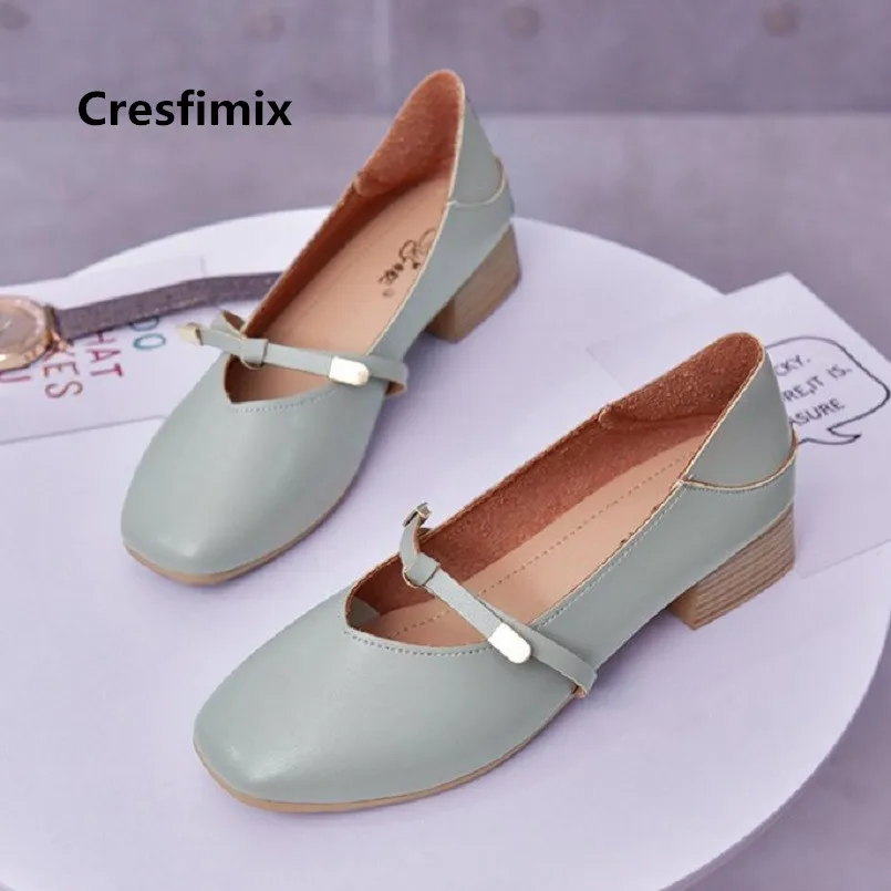 

Cresfimix Chaussures Plates Femmes Women Fashion Round Toe Slip on Soft Shoes Lady Casual Comfy Shoes Zapatos De Mujer C3418