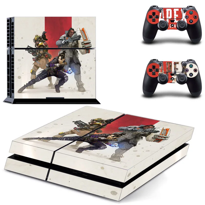 Для Apex Legends для PS4 Виниловая наклейка для sony Playstation 4 контроллер крышка консоли и 2 контроллера наклейка на джойстик