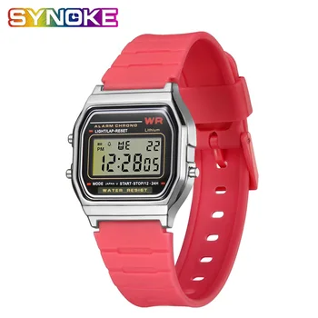 

SYNOKE New Children's Watches Watch Child Watch Waterproof Silicone Digital Sport Watch for Boys Girls Women zegarek dzieciecy