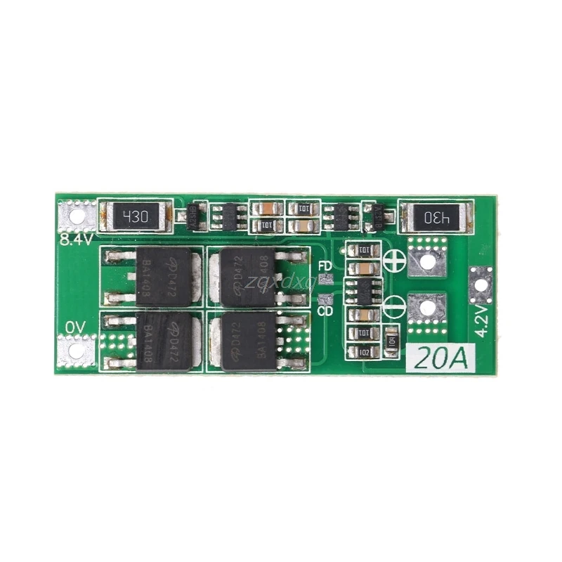 2S 20A 7.4V 8.4V Li ion Lithium Battery 18650 Charger PCB BMS Protection Board Whosale&Dropship|Зарядные устройства| |