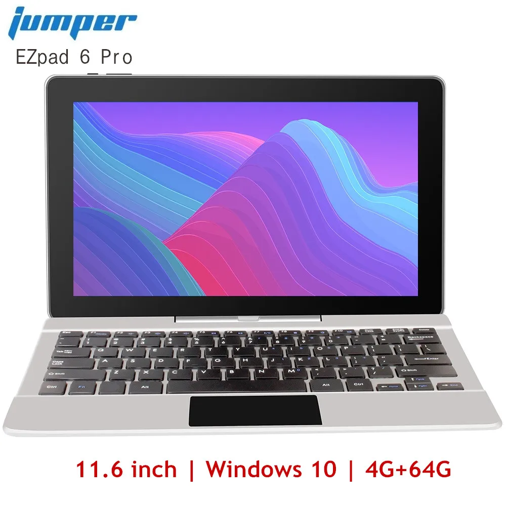 Перемычка EZpad 6 Pro 2 в 1 планшетный ПК 11 дюймов 1080 P Windows 10 Intel Celeron N3450 Четырехъядерный