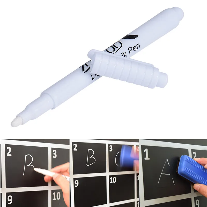 1PC A Pen Markers White Liquid Chalk Pen Marker For Glass Windows