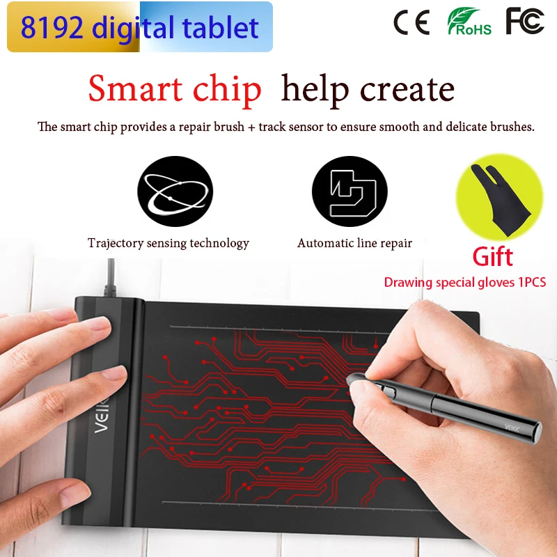 

Drawing tablet Graphic Tablet Drawing Tablet Tablet for OSU Game with Battery-free stylus- designed With Gift