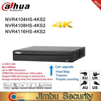 

Dahua NVR P2P 4K Network Video Recorder NVR4104HS-4KS2 NVR4108HS-4KS2 NVR4116HS-4KS2 4CH 8CH 16CH 1U 4K&H.265/H.264