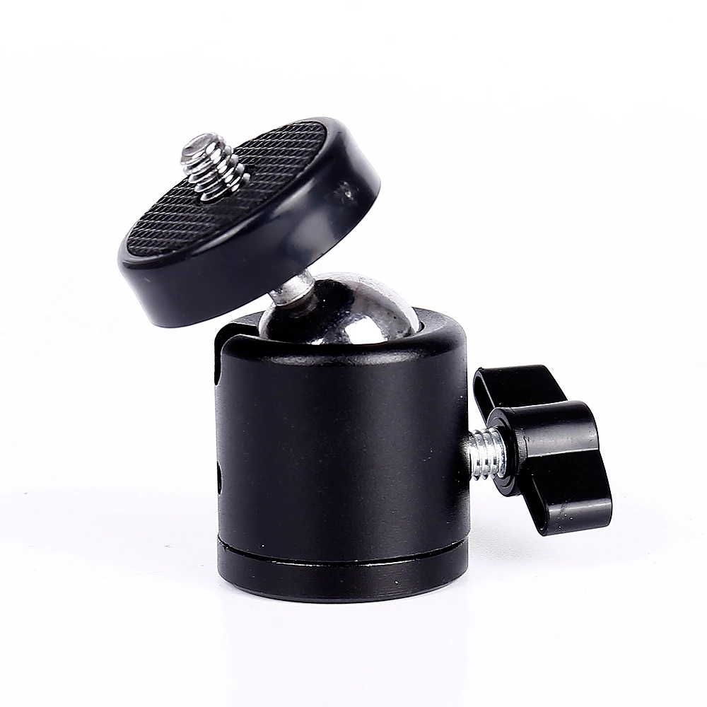 Buy CY in stock 360 Swivel Ball Head 1/4 Screw Mount for DSLR Camera Tripod