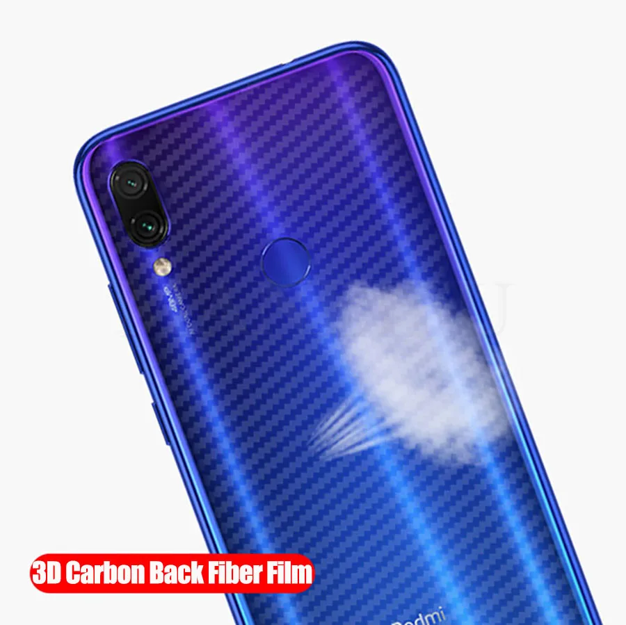 5 шт. 3D карбоновая Защитная пленка для задней панели Xiaomi mi 9 CC9 CC9e 9T Pro A3 Lite Red mi 8 Note 7 8 K20 Pro Наклейка защитная пленка для экрана