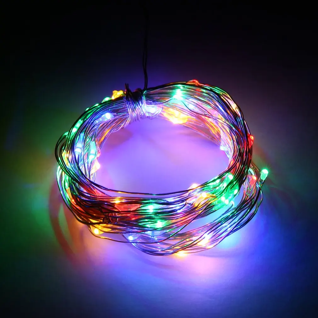 

Usb Remote Control Copper Light String 5/10 Meters Lights Colorful Led Star Lights String Halloween Led Copper String Lights