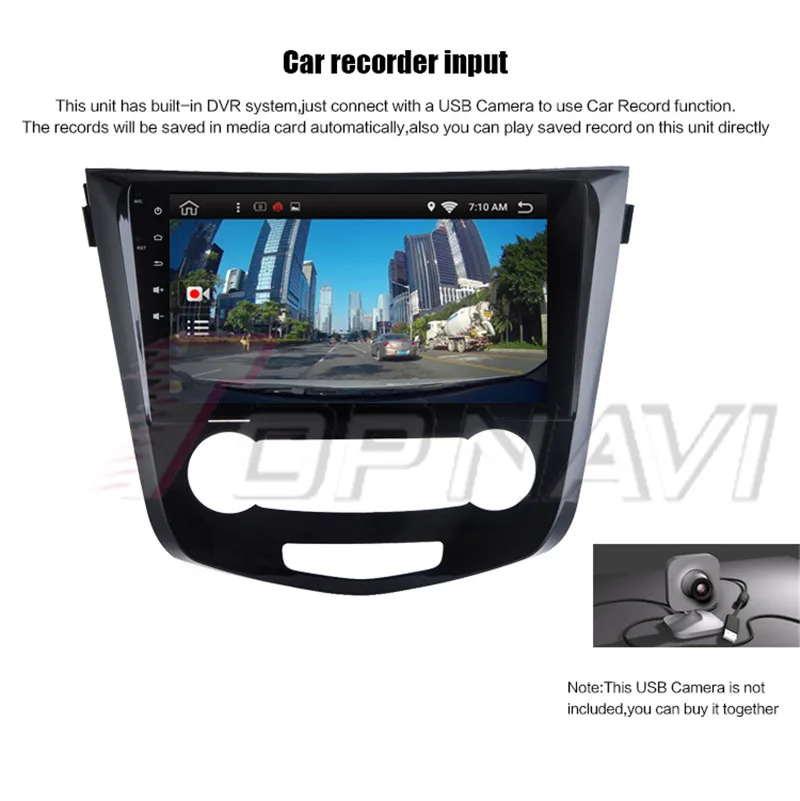 car radio 2 din For Nissan Qashqai 2016