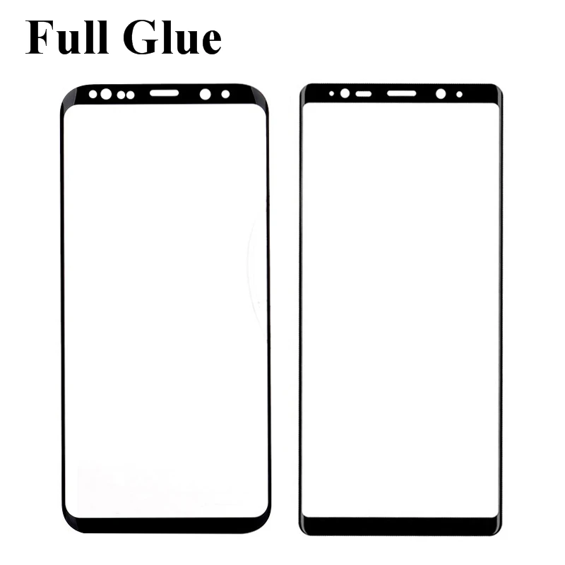 Полное покрытие закаленное стекло полный клей Защита экрана для Samsung Galaxy S10 Plus S8 S9