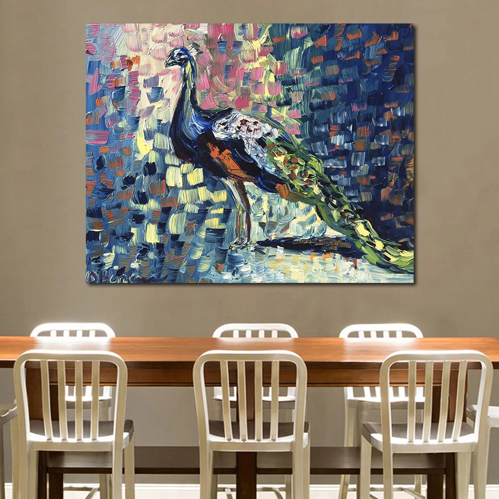 Q303Ccolorful peacock-4