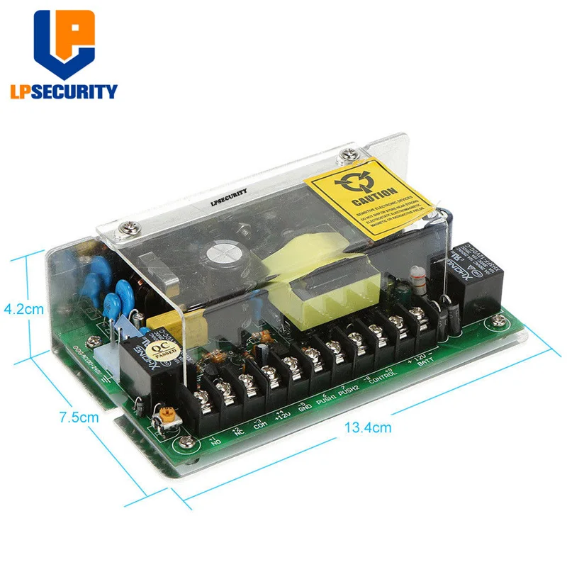 LPSECURITY DC 12В 5А питание материнская плата с резервным интерфейсом батареи для