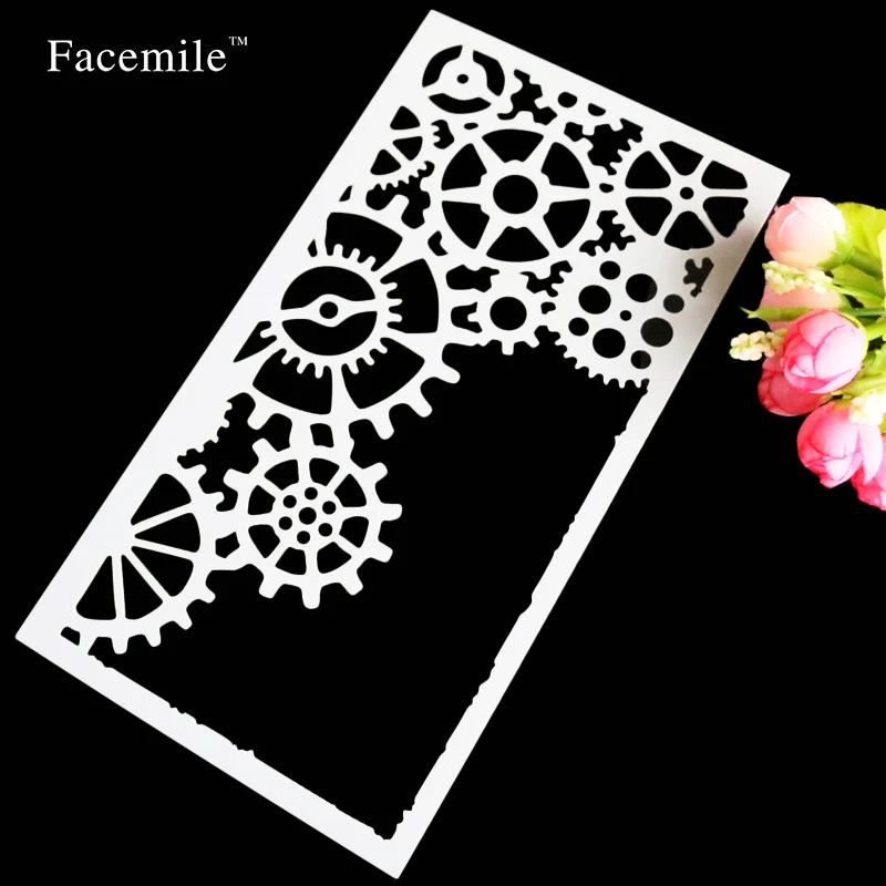 6PCS/SET Cake Stencil Bakery Tool Fondant Mold Bakeware Fondant Cake Stencil Template Mold 55007