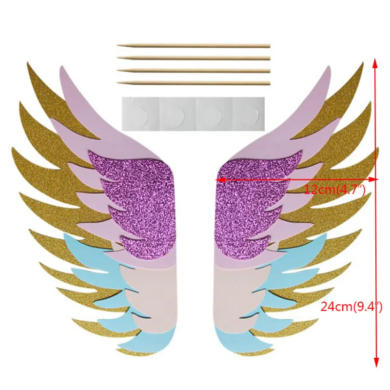 Единорог Рог торт Топпер Единорог декор для вечеринки в честь Дня рождения Дети Единорог вечерние Декор Единорог День Рождения Вечеринка ребенок душ - Цвет: 5