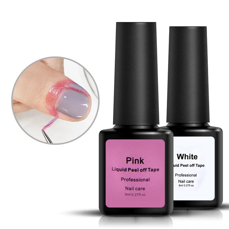 Spill Glue Soak Off Latex Strip Nail polish Peel Off Liquid Ribbon Spill Protection Solution