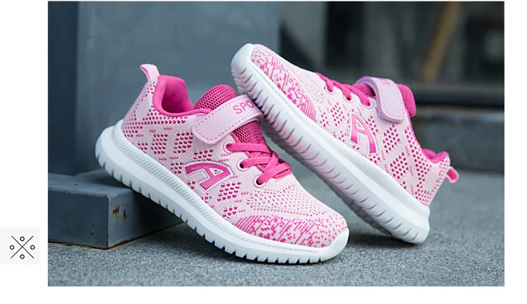 2019 детская обувь детская Повседневная дышащая в сеточку кроссовки для мальчиков спортивная обувь для бега детская обувь для девочек