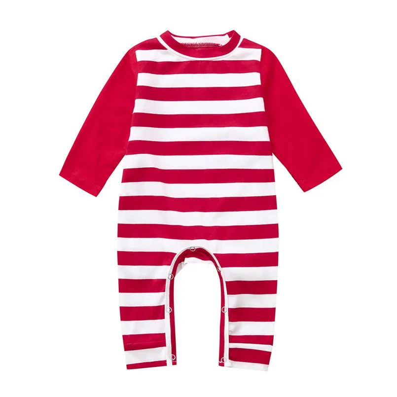 Baby Fashion Newborn Baby Boys Girls Long Sleeve Striped Romper Jumpsuit Clothes Outfits romper do beb menina #15O22 (2)