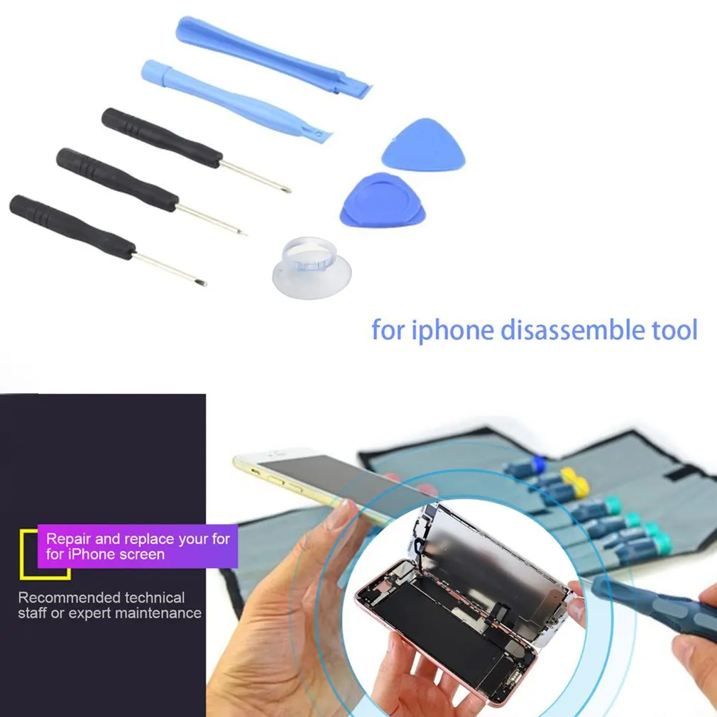 

8x Opening Pry Tool Parts Mobile Phone Repair Equipment Kit Replacement For iPod For iPhone 5 4S 4G 3G 3GS Hot New Arrival