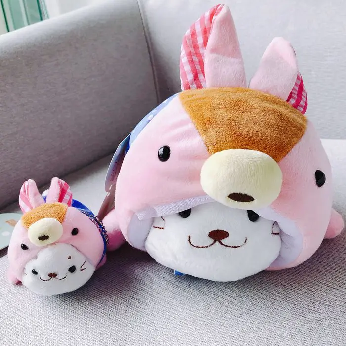 1 шт. Япония Сан-х КИТ мягкие куклы печать Косплей Плюшевые игрушки для брелка для детей Подарки - Цвет: rabbit