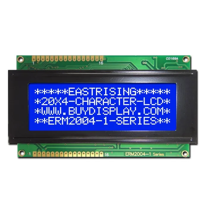 3.3V 2004 20x4 Character LCD Display Module w//Tutorial,HD44780 Controller Blue