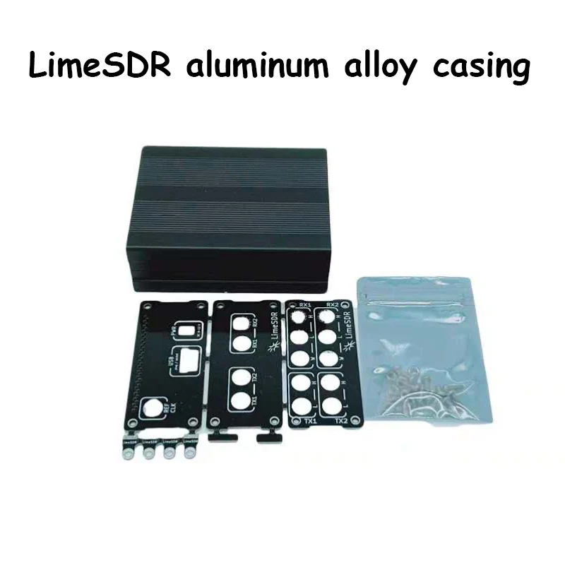 

Aluminum Enclosure Black Cover case shell USB common use for LimeSDR Lime SDR