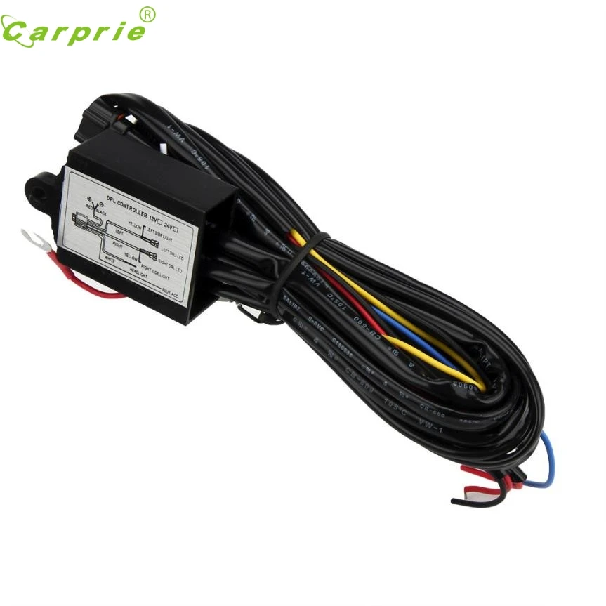 

New Hot 12 V Car Auto LED Daytime Running Light Relay DRL Controller ON OFF Switch or27
