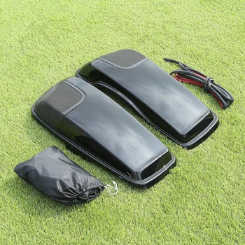 

Motorcycle Saddlebag Lids Speaker Cutouts For Harley Touring Electra Street Glide 2014-2020 2019 2018