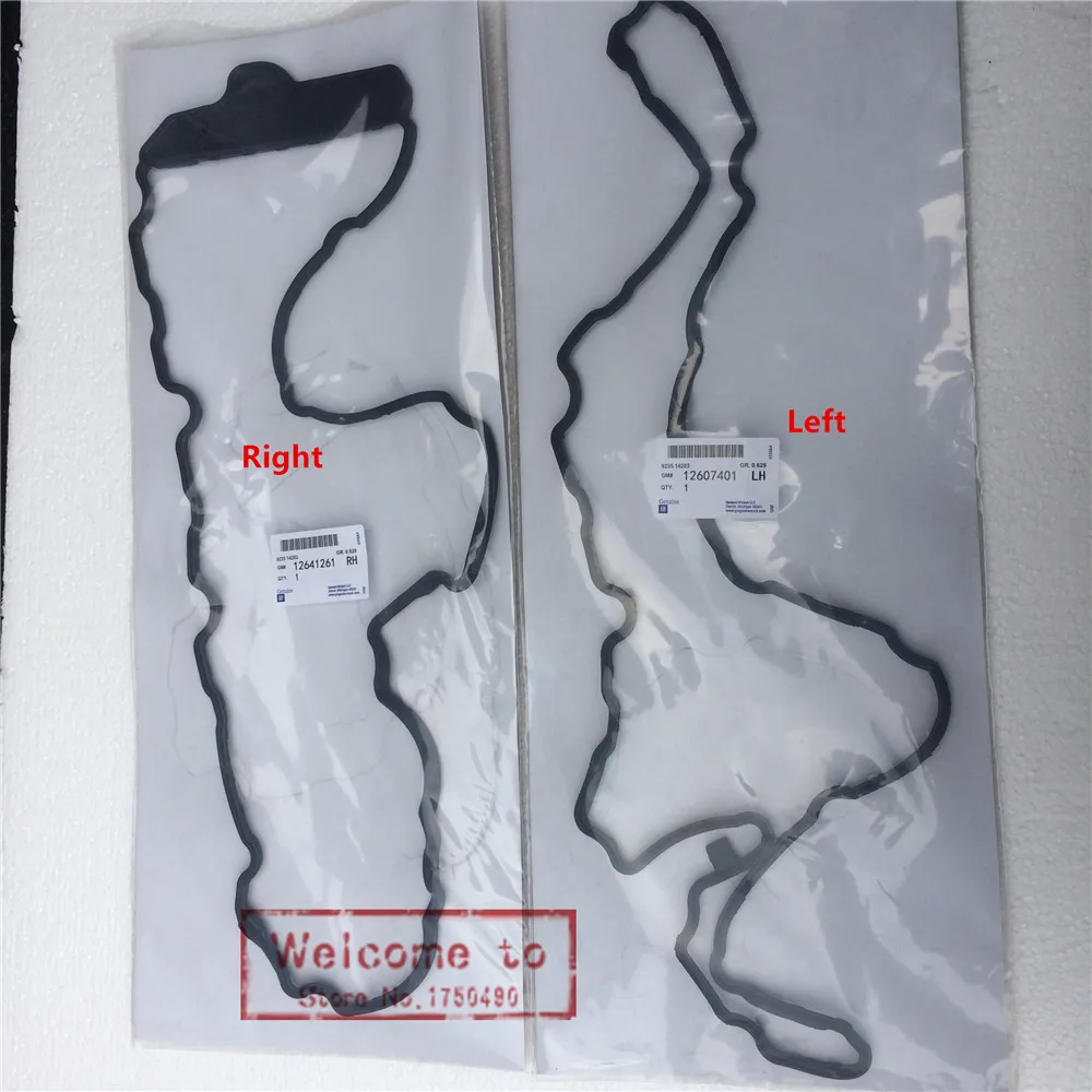 (2pcs/set)Original Valve Cylinder Head Cover Gasket 12641261 12607401