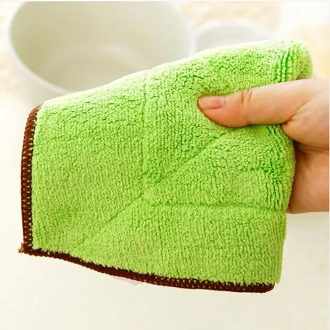 Разноцветное полотенце из микрофибры для чистки машины полотенце для кухни стиральная ткань для чистки и полировки Прямая Happy Sale
