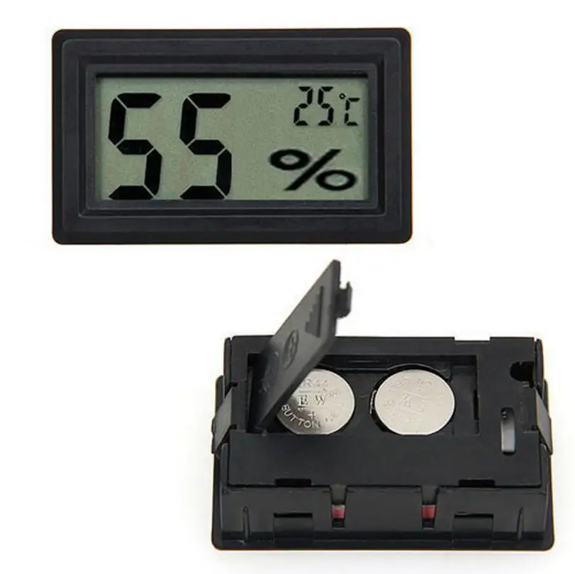 

2 pcs Mini Portable Digital LCD Humidity Thermometer Hygrometer Meter Electronic New Weather Station Wireless Barometer