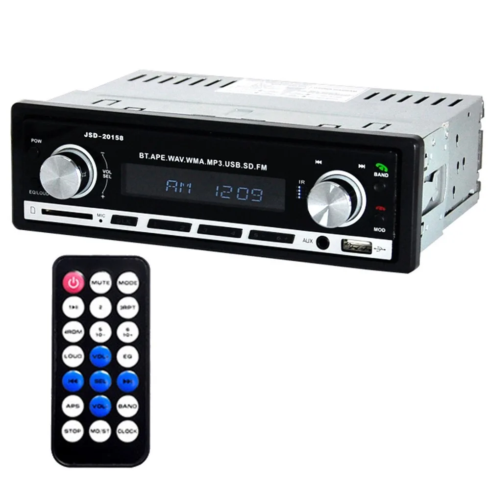 Автомагнитола JSD - 20158 12 В Bluetooth V2.0 стерео mp3-плеер FM радио приемник поддержка USB AUX