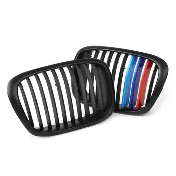 

Car Style Matte Black Kidney Car Front Auto Car Racing Grille for BMW E39 5 Series 1995-2004 For Cars