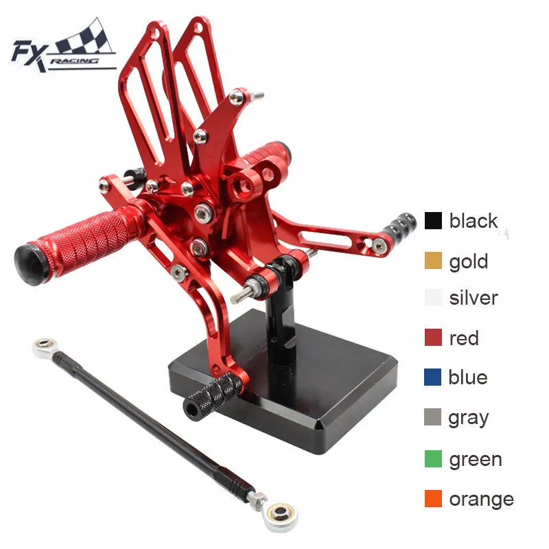 

CNC Motorcycle Foot Pegs Rest Footpegs Pedals Rearset Footrest Rear Set For Benelli BN600 BN 600 2010 2011 2012