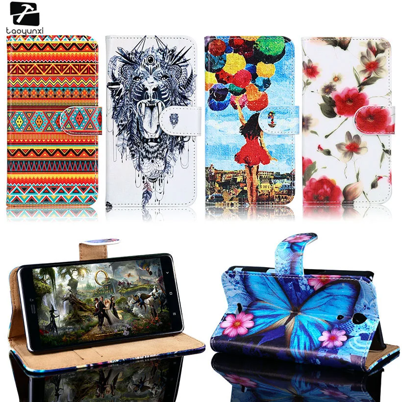 

TAOYUNXI PU Leather Flip Phone Case For Sony Xperia ZR J M36h M5 Aqua C5 ST26i E5553 E5506 E5603 C5502 C5503 Cases Covers Bag