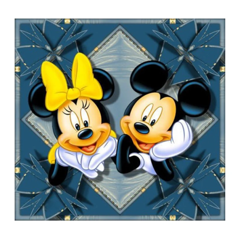 

5D diamond painting DIY Mickey Minnie cartoon embroidery cross stitch decorative mosaic home gift pattern wall stickers pendant