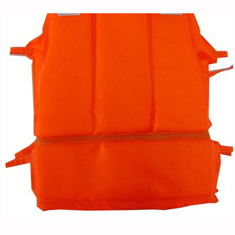 Вспененный спасательный жилет для взрослых, Флотационное устройство с свистком для выживания, предотвращение наводнения, рыболовный сплав, дрейф, саванобори, оранжевый цвет