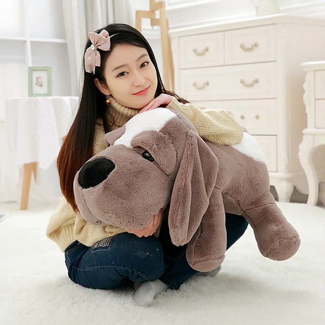 Cute Big Ear Plush Toy Dog Soft Plush Pillow Stuffed Animals Plush Pillow Dog Sofa Cushion Plush Birthday Gift Toys Dog Dolls