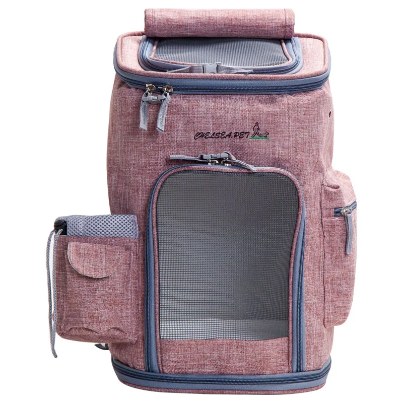 Мягкая переноска для домашних животных, рюкзак для собак, сумка для маленьких собак, дышащий рюкзак для кошек, сумка-переноска для Путешествий, Походов, рюкзак для домашних животных, для собак, кошек - Цвет: Light Pink