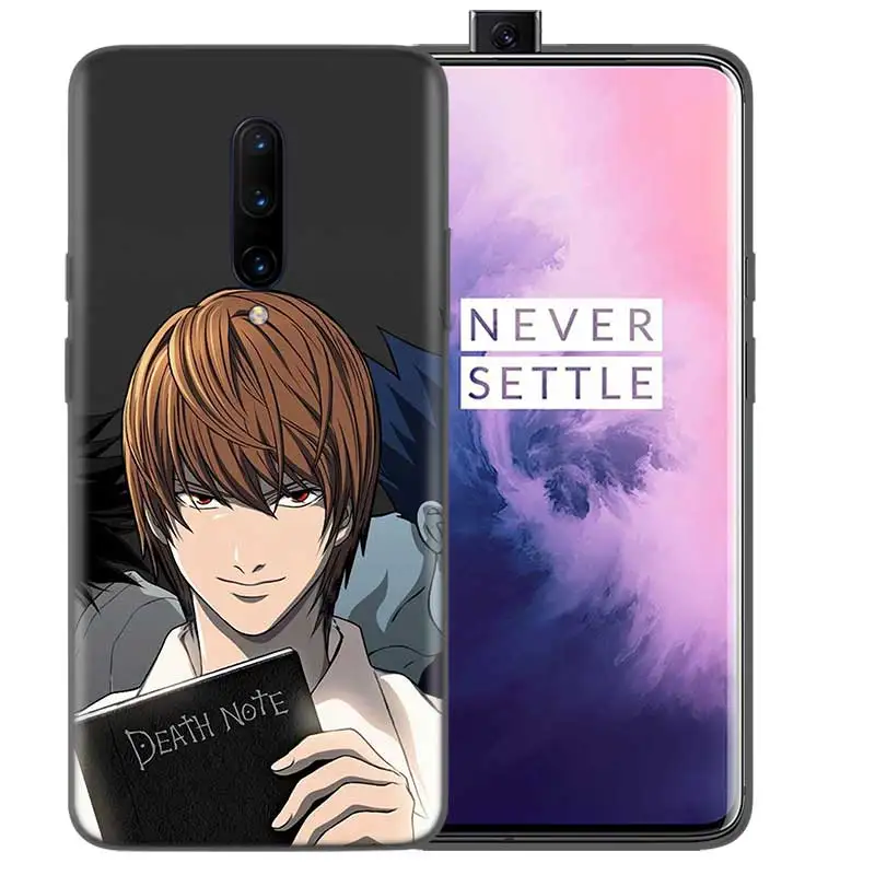 Ultrathin Tpu Protective Case For Oneplus 66t7 Pro 5g Death Note Ryuk Kira Design Soft Black Silicone Cover - 15