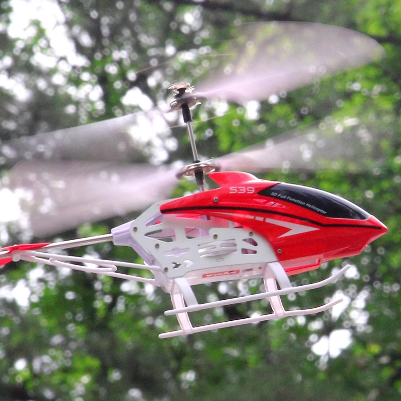 

Syma Toys RC Helicopter S39 3CH 2.4G Romote Control with Colorful Flashing Lights Anti-Shock Alloy Body