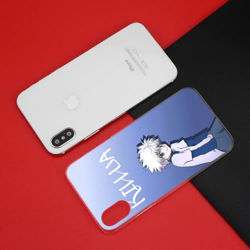 Чехол BinYeae Hunter X Hunter killua, прозрачный жесткий PCPlastic чехол для iPhone XS Max XR 7 8 6 6s Plus X 5 5S SE 5C 4 4S, чехол Fundas